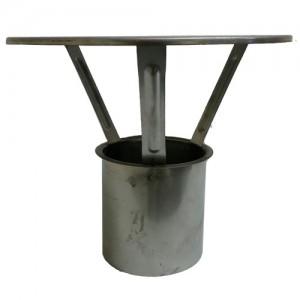 Top Insert Sleeve c/w Rain Cap 150mm Top Insert Sleeve c/w Rain Cap 150mm